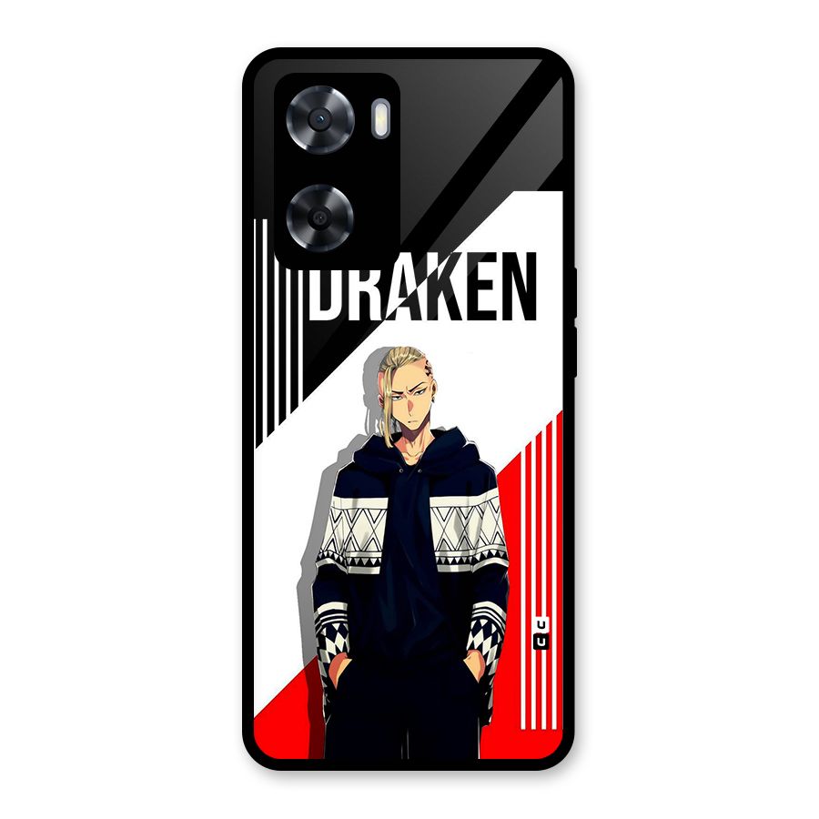 Draken Bhai Glass Back Case for Oppo A57 2022