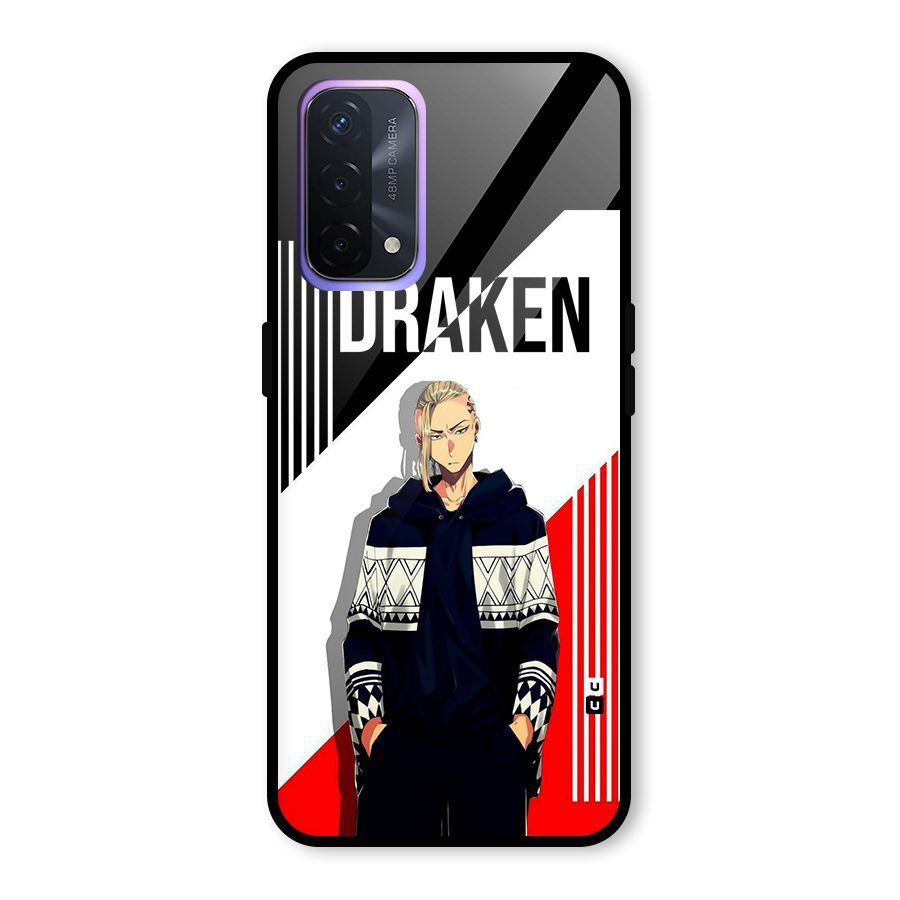 Draken Bhai Glass Back Case for Oppo A74 5G