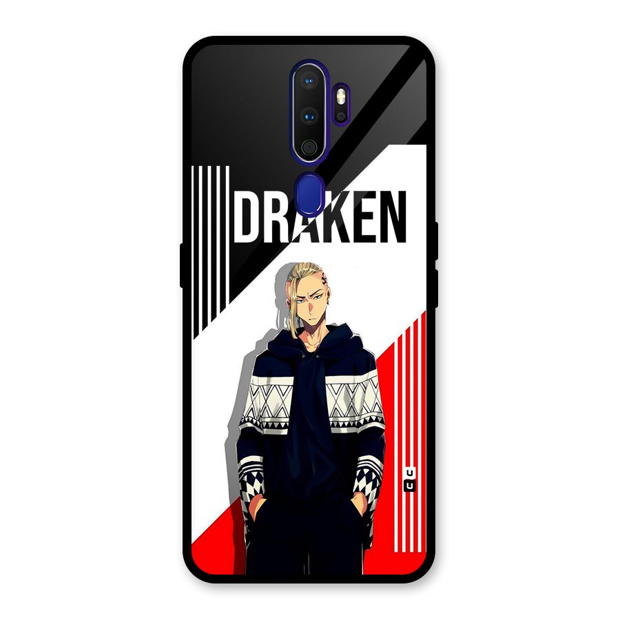Draken Bhai Glass Back Case for Oppo A9 (2020)