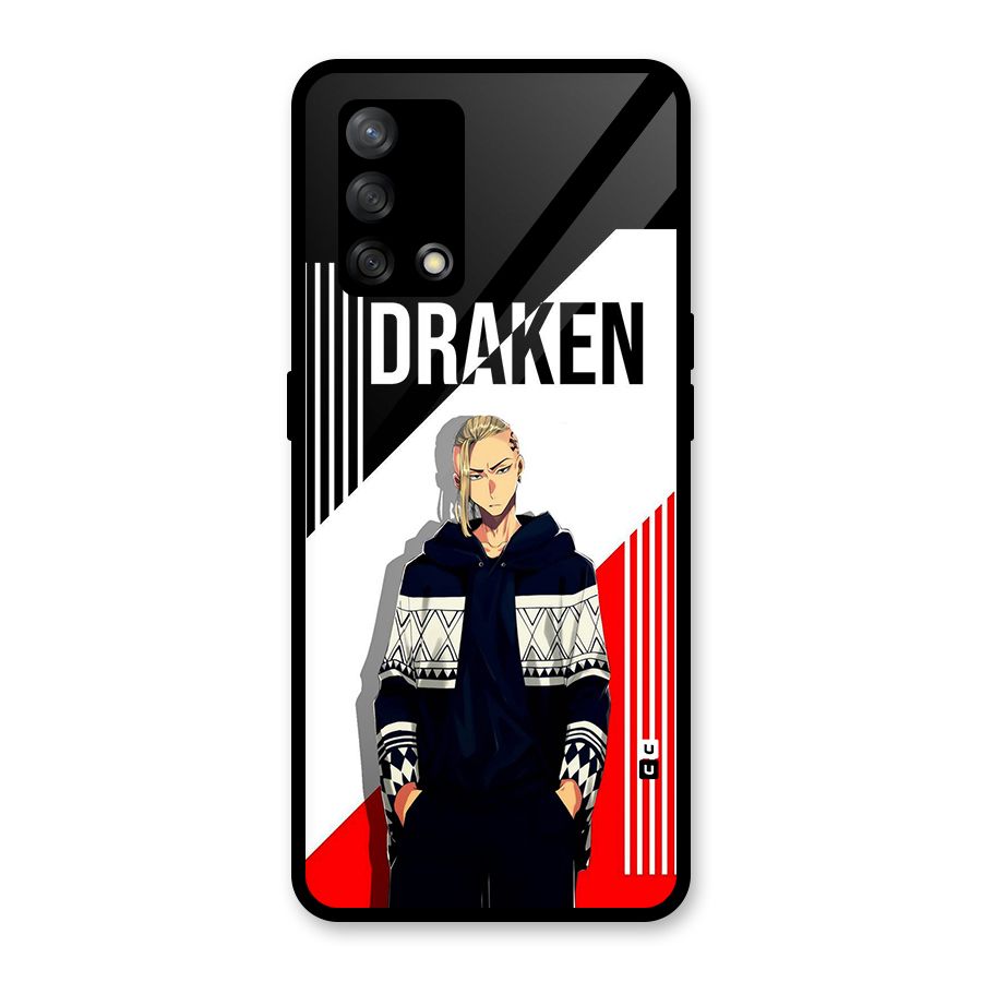 Draken Bhai Glass Back Case for Oppo F19