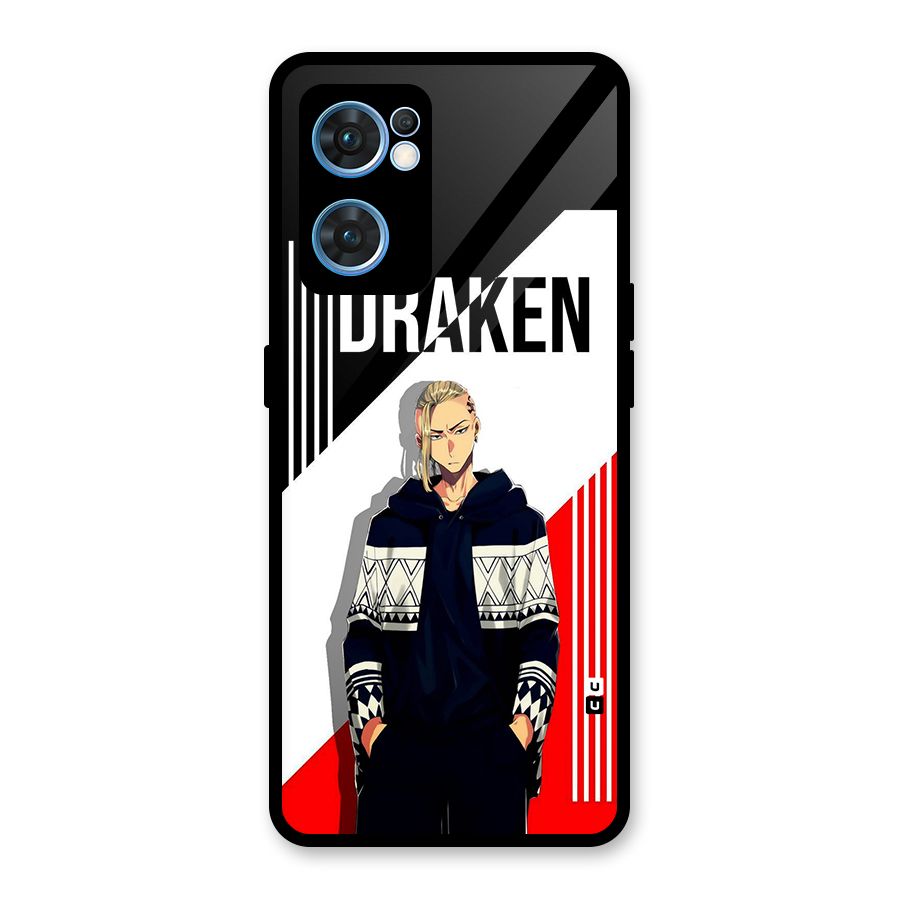 Draken Bhai Glass Back Case for Oppo Reno7 5G