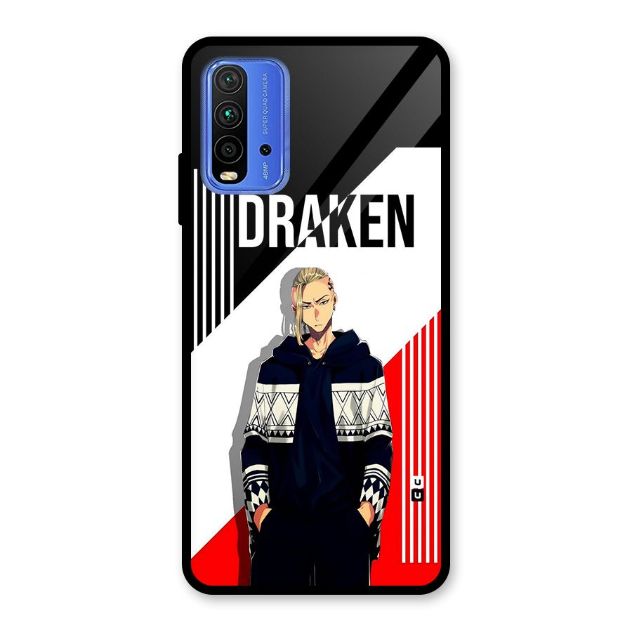 Draken Bhai Glass Back Case for Redmi 9 Power
