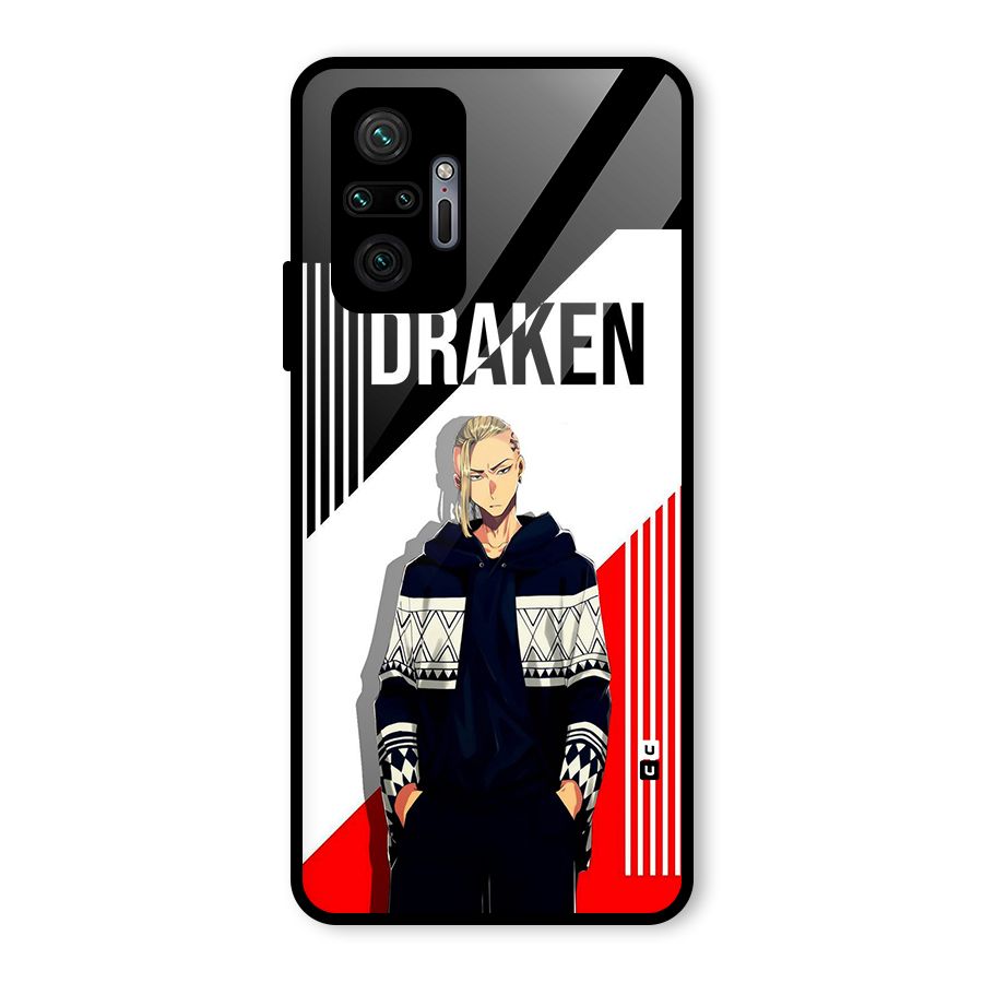 Draken Bhai Glass Back Case for Redmi Note 10 Pro Max