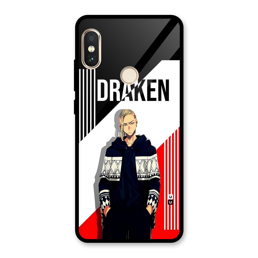 Draken Bhai Glass Back Case for Redmi Note 5 Pro