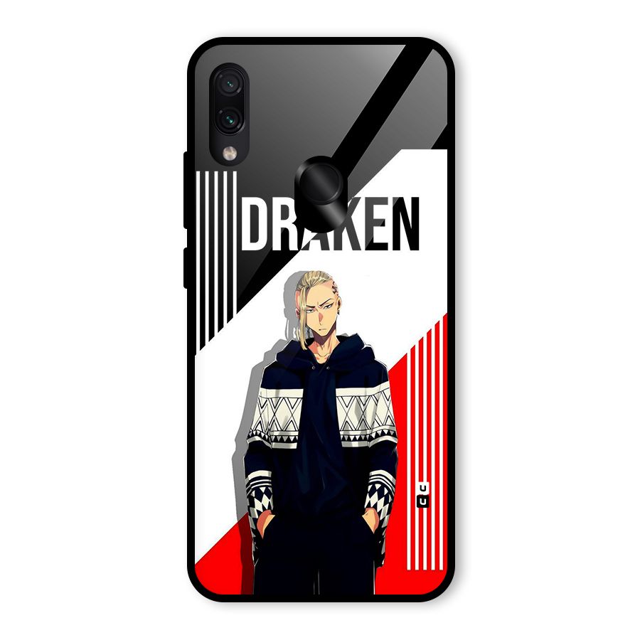 Draken Bhai Glass Back Case for Redmi Note 7 Pro