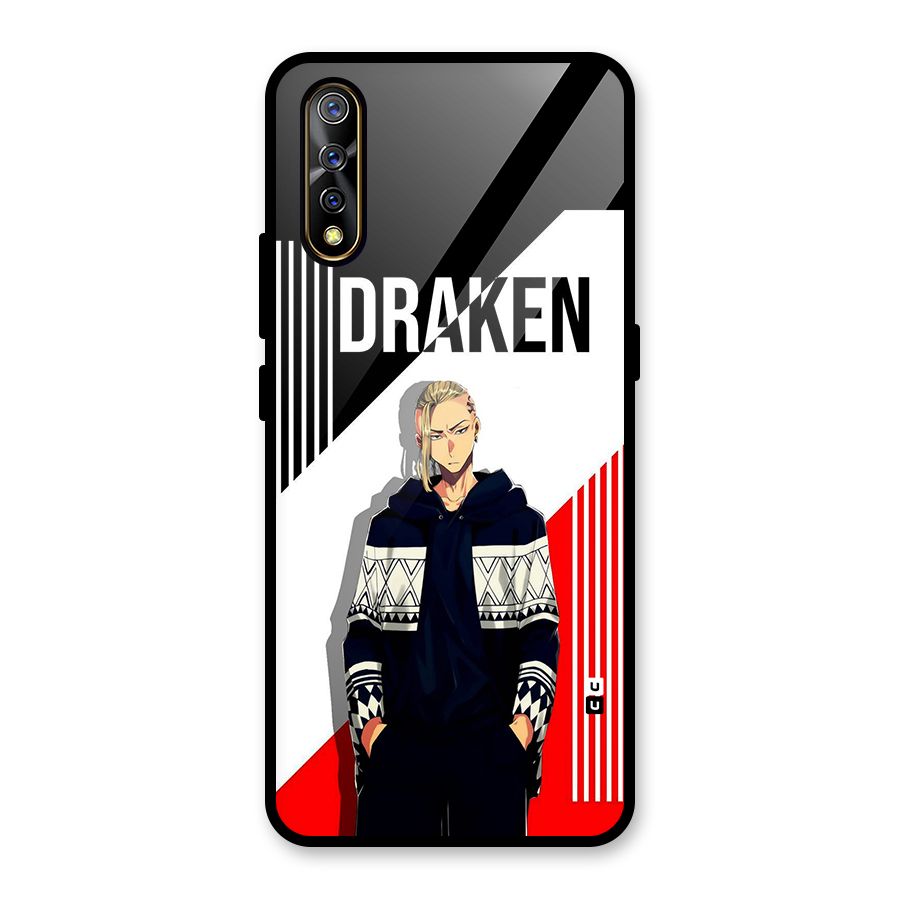 Draken Bhai Glass Back Case for Vivo S1