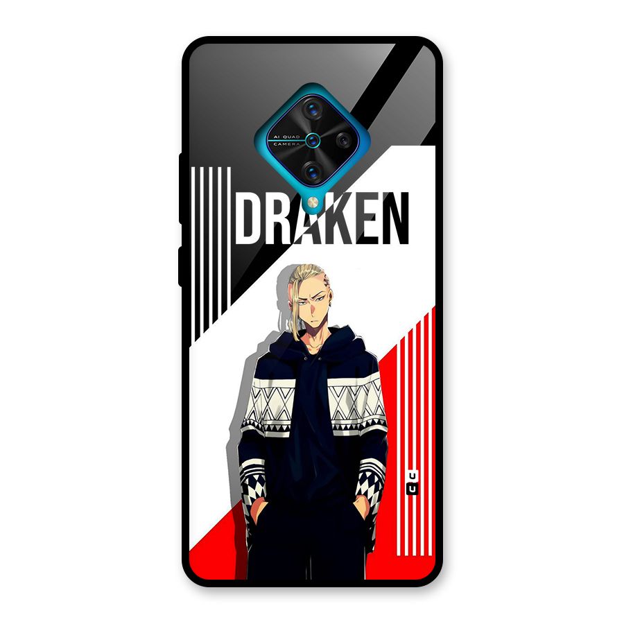 Draken Bhai Glass Back Case for Vivo S1 Pro
