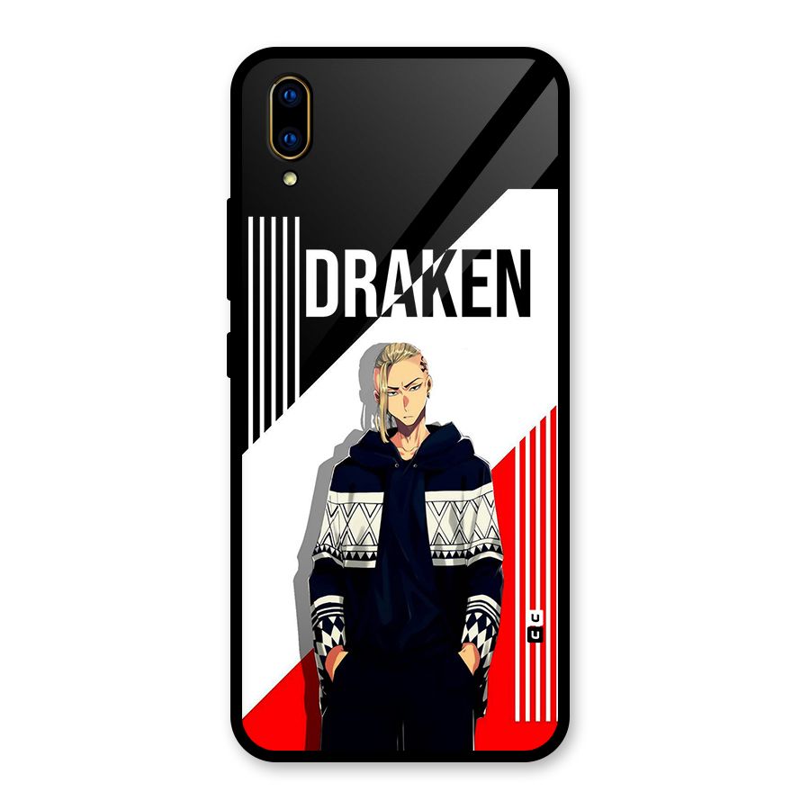Draken Bhai Glass Back Case for Vivo V11 Pro