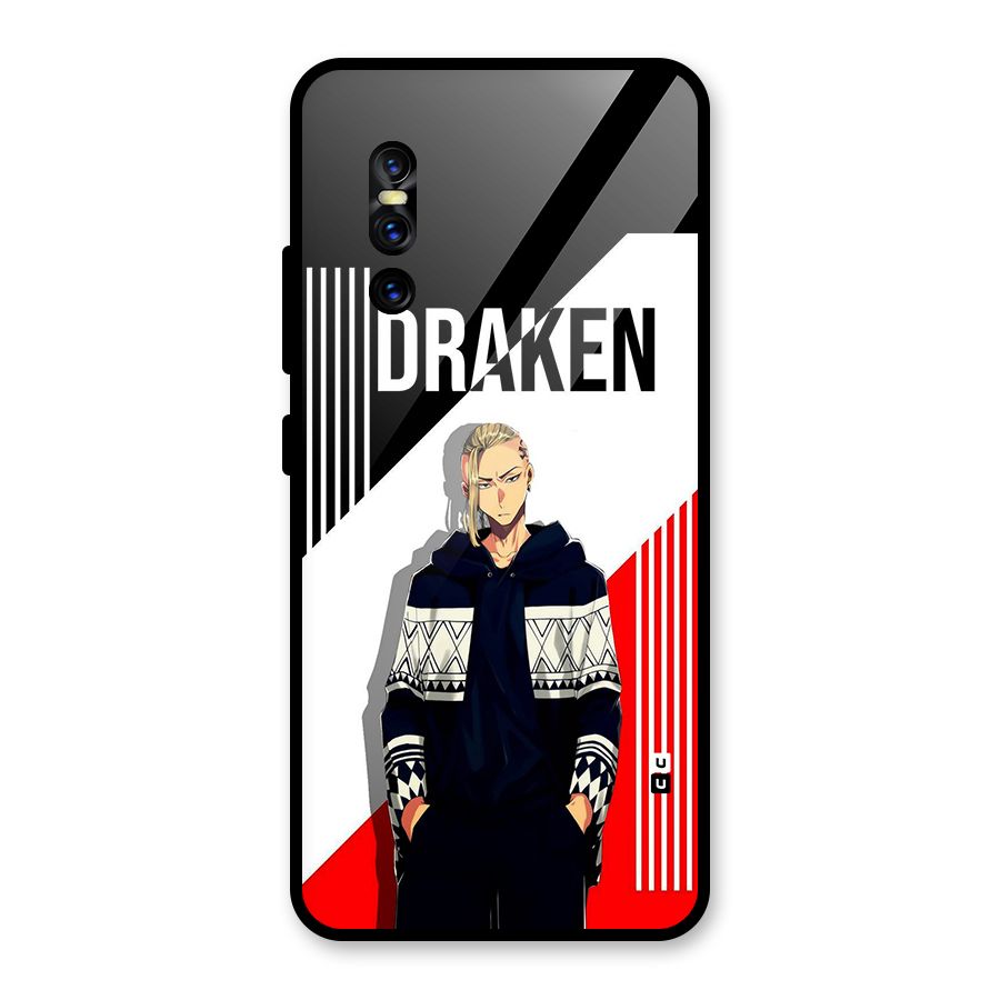 Draken Bhai Glass Back Case for Vivo V15 Pro