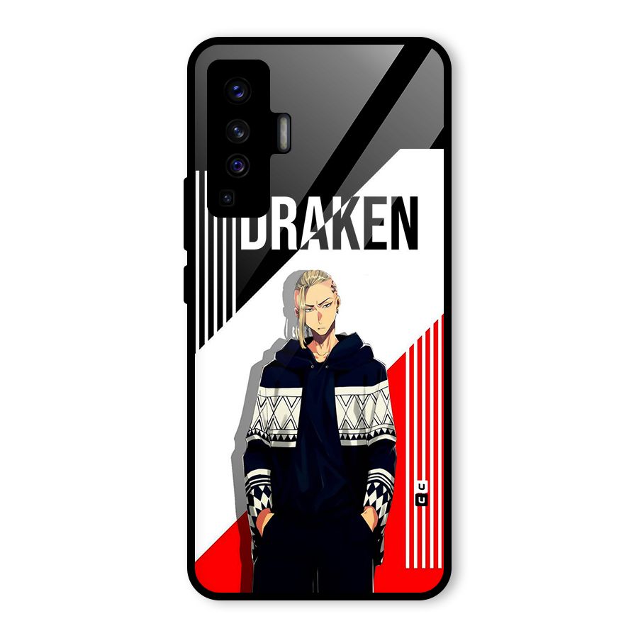 Draken Bhai Glass Back Case for Vivo X50