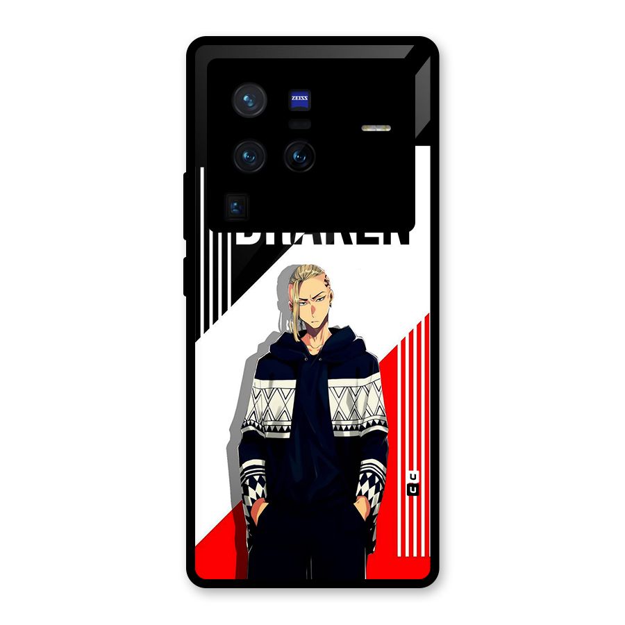 Draken Bhai Glass Back Case for Vivo X80 Pro