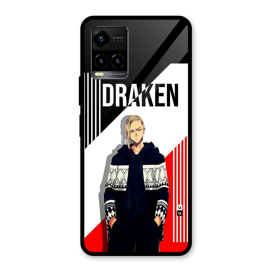 Draken Bhai Glass Back Case for Vivo Y21T