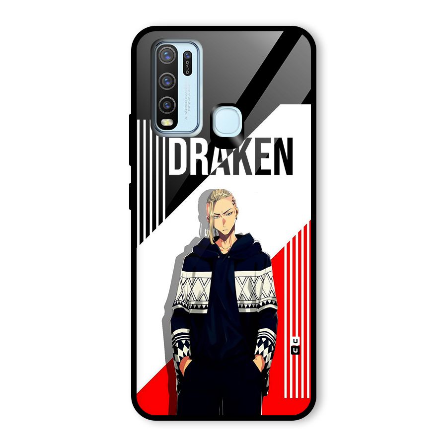Draken Bhai Glass Back Case for Vivo Y50