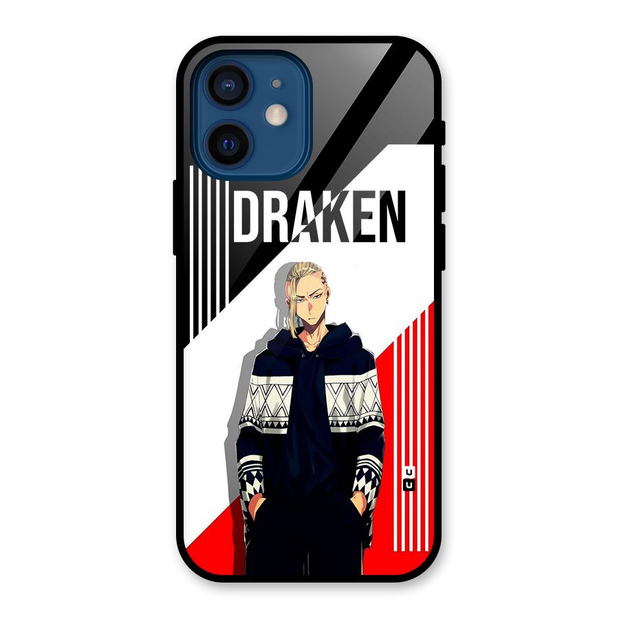 Draken Bhai Glass Back Case for iPhone 12 Mini