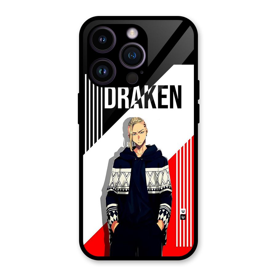 Draken Bhai Glass Back Case for iPhone 14 Pro