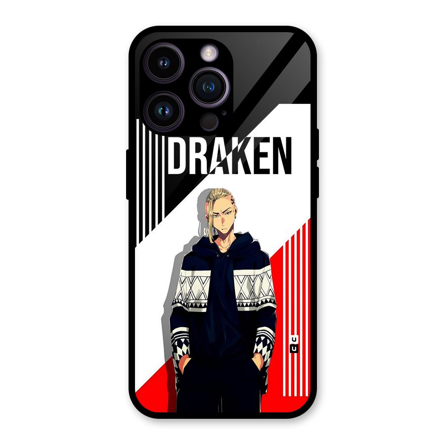 Draken Bhai Glass Back Case for iPhone 14 Pro Max