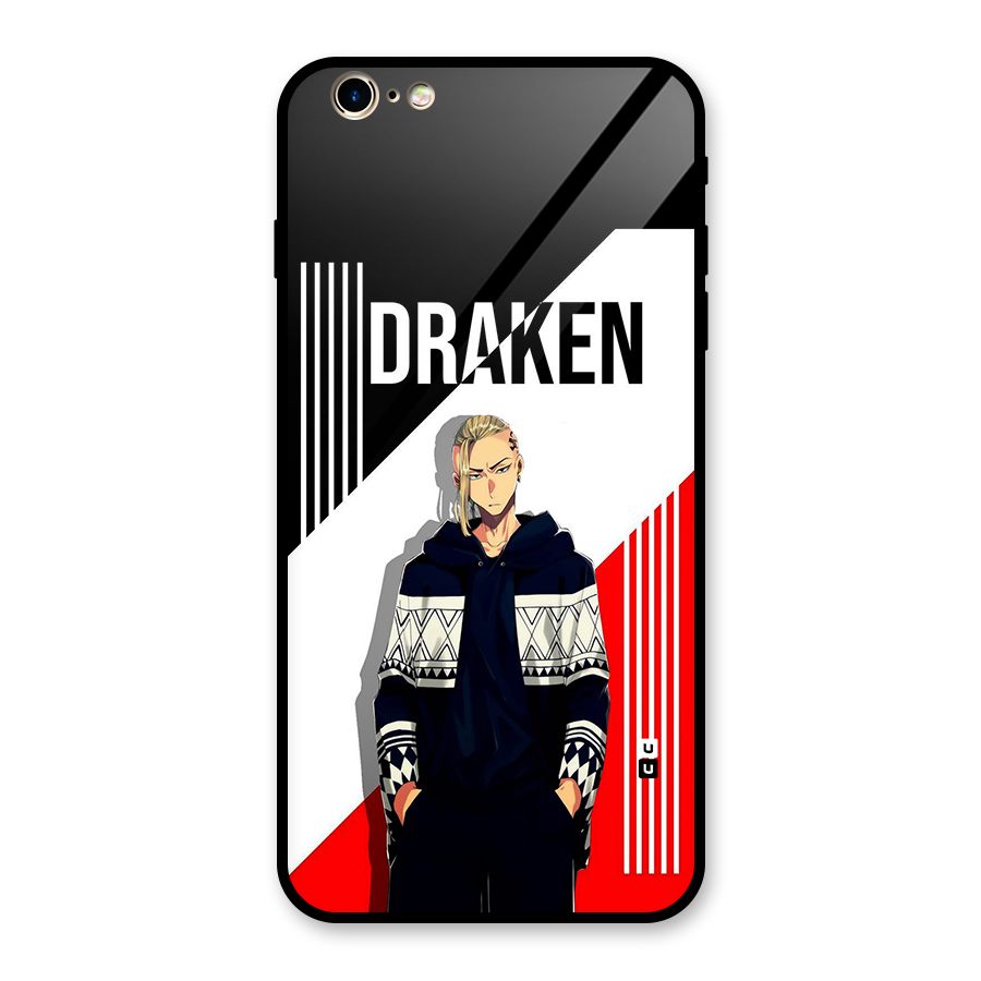 Draken Bhai Glass Back Case for iPhone 6 Plus 6S Plus