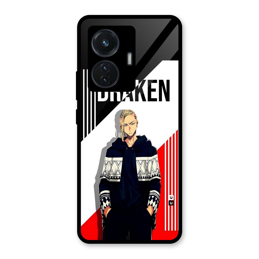 Draken Bhai Glass Back Case for iQOO Z6 44W