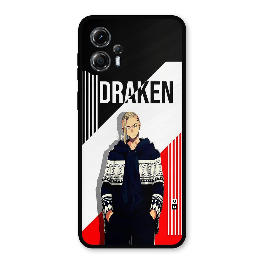 Draken Bhai Metal Back Case for Moto G13