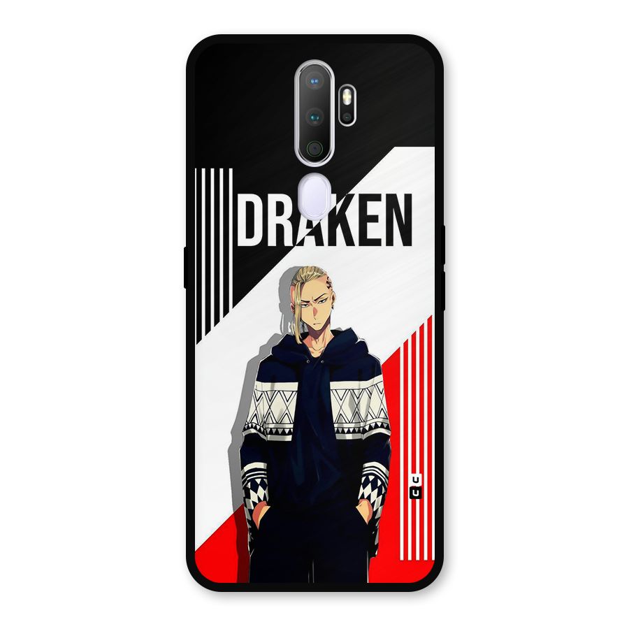 Draken Bhai Metal Back Case for Oppo A9 (2020)