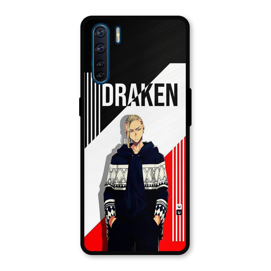 Draken Bhai Metal Back Case for Oppo F15