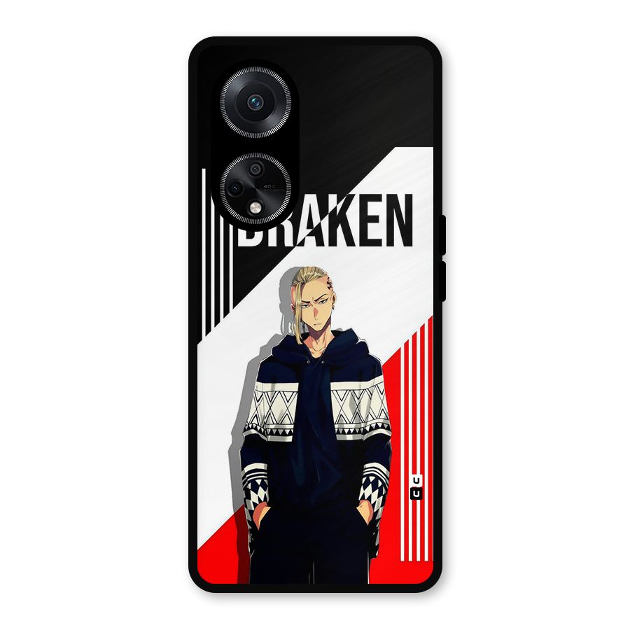 Draken Bhai Metal Back Case for Oppo F23