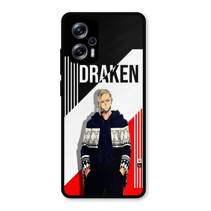 Draken Bhai Metal Back Case for Redmi K50i