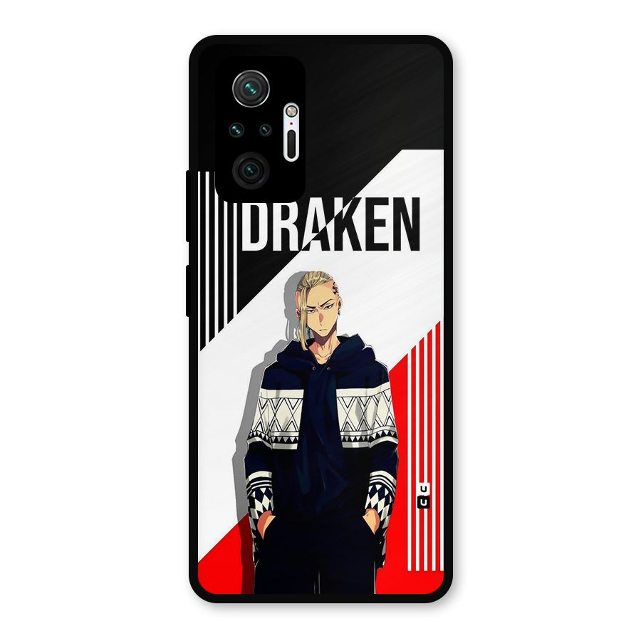 Draken Bhai Metal Back Case for Redmi Note 10 Pro