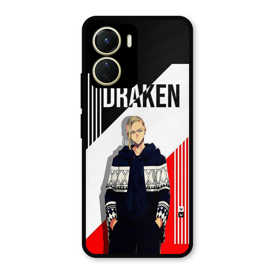 Draken Bhai Metal Back Case for Vivo T2x