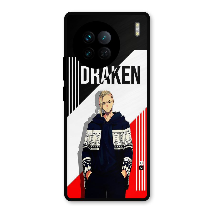 Draken Bhai Metal Back Case for Vivo X90