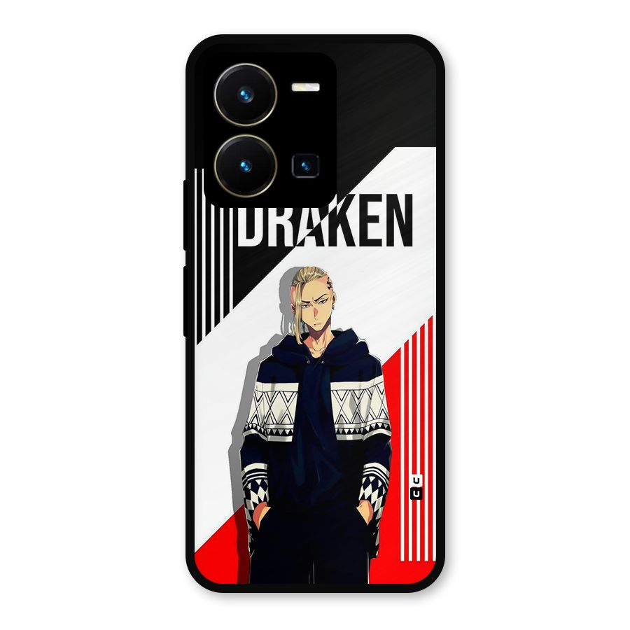 Draken Bhai Metal Back Case for Vivo Y35
