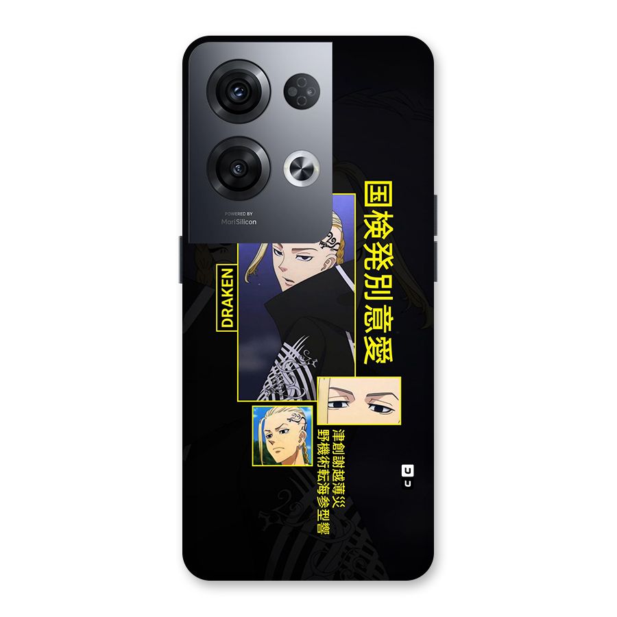 Draken Manji Gang Back Case for Oppo Reno8 Pro 5G