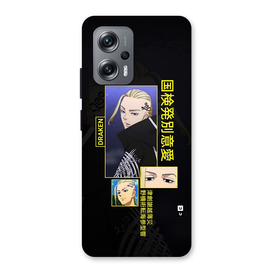 Draken Manji Gang Back Case for Redmi K50i