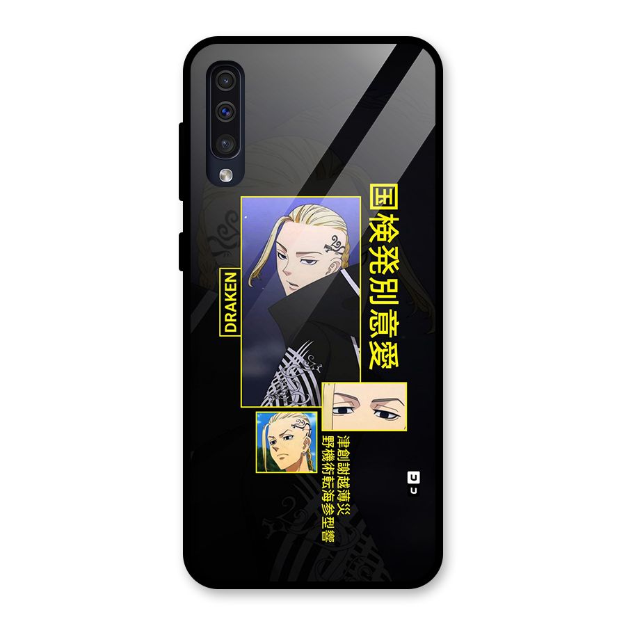 Draken Manji Gang Glass Back Case for Galaxy A30s