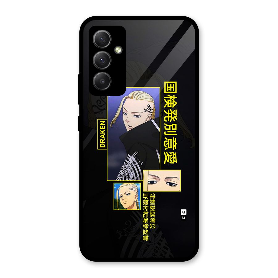 Draken Manji Gang Glass Back Case for Galaxy A34