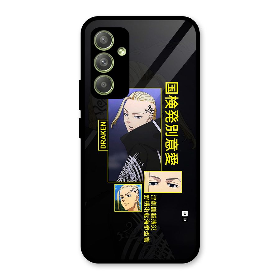 Draken Manji Gang Glass Back Case for Galaxy A54