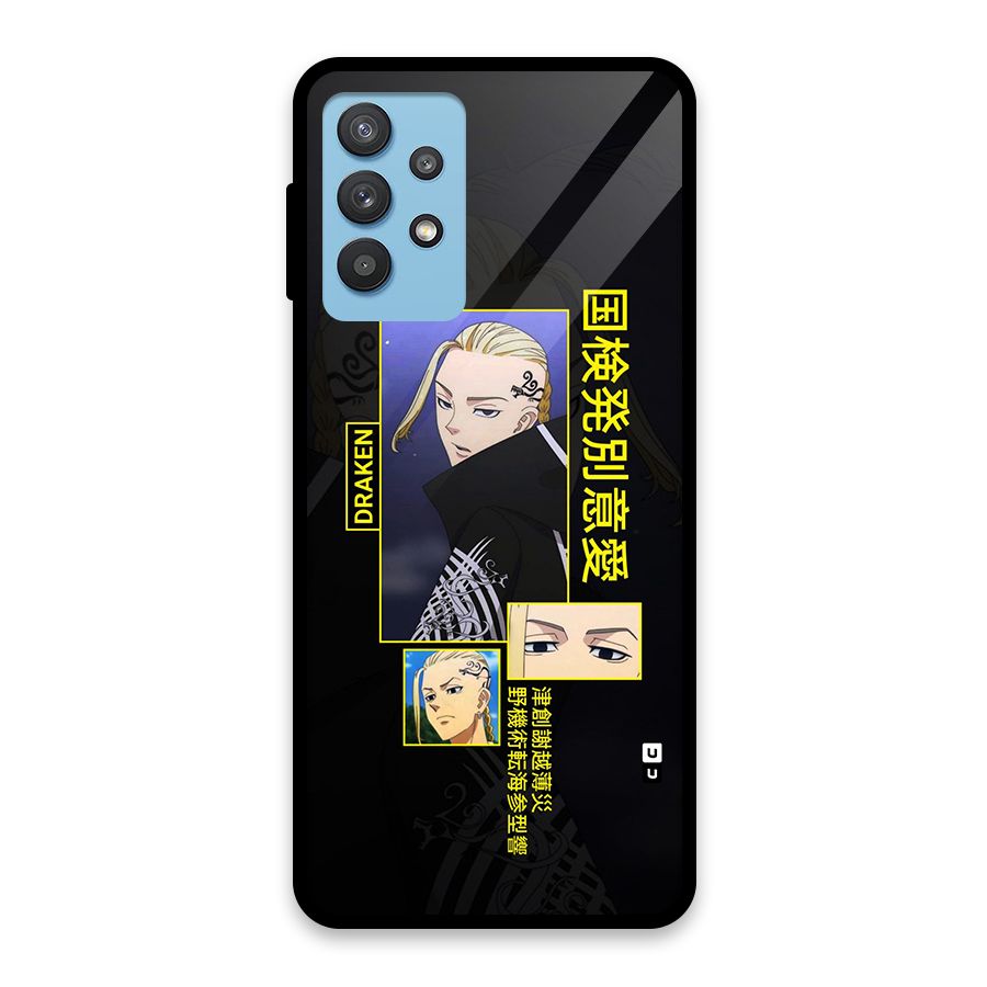 Draken Manji Gang Glass Back Case for Galaxy M32 5G