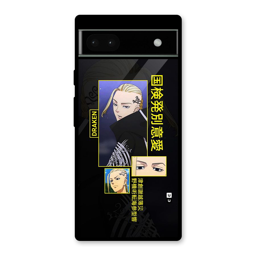 Draken Manji Gang Glass Back Case for Google Pixel 6a
