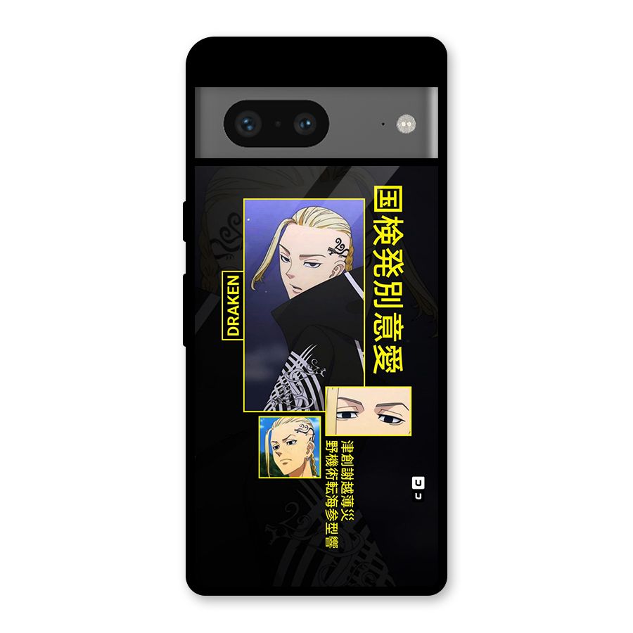 Draken Manji Gang Glass Back Case for Google Pixel 7
