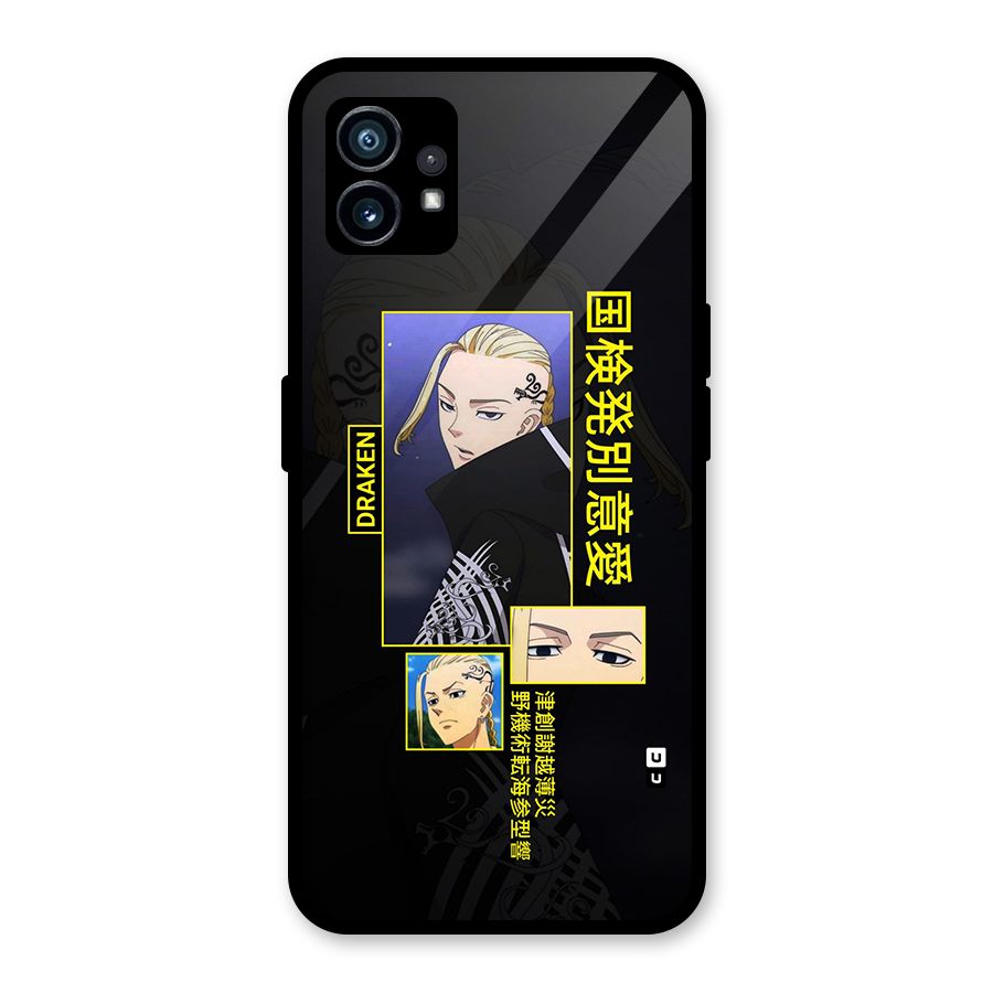 Draken Manji Gang Glass Back Case for Nothing Phone 1