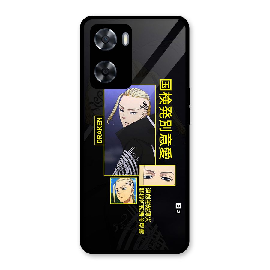 Draken Manji Gang Glass Back Case for Oppo A57 2022