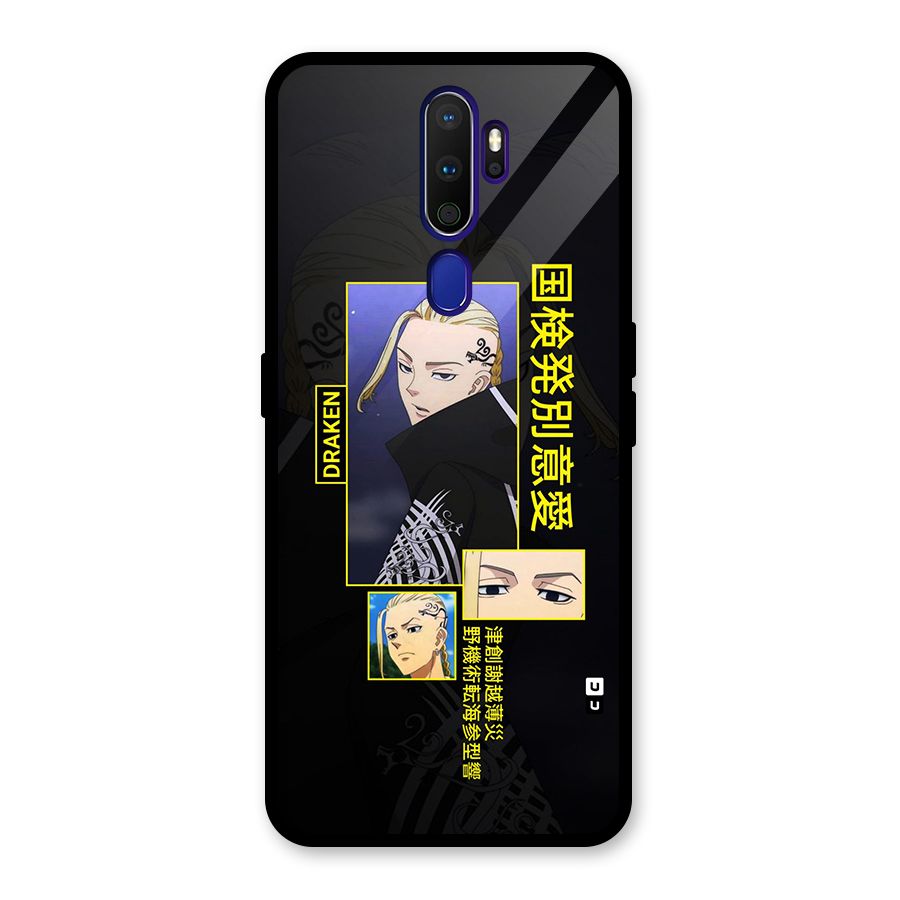 Draken Manji Gang Glass Back Case for Oppo A9 (2020)