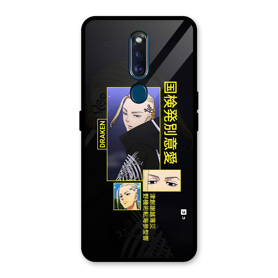 Draken Manji Gang Glass Back Case for Oppo F11 Pro