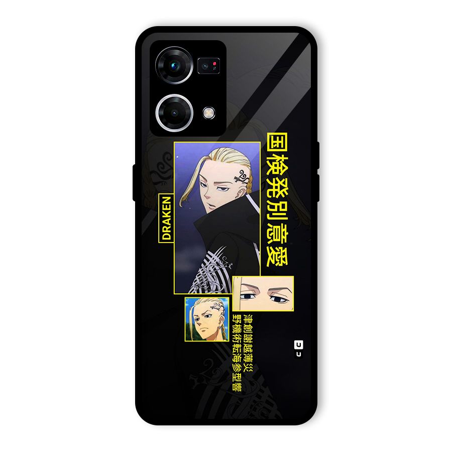Draken Manji Gang Glass Back Case for Oppo F21 Pro 5G