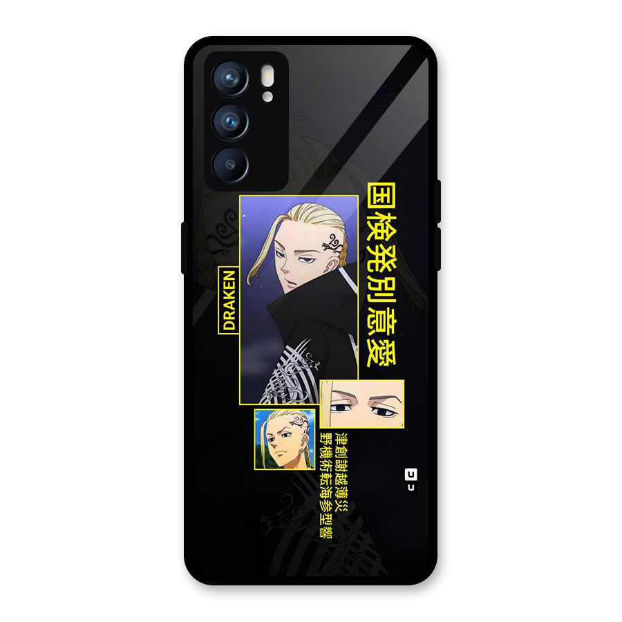 Draken Manji Gang Glass Back Case for Oppo Reno6 5G