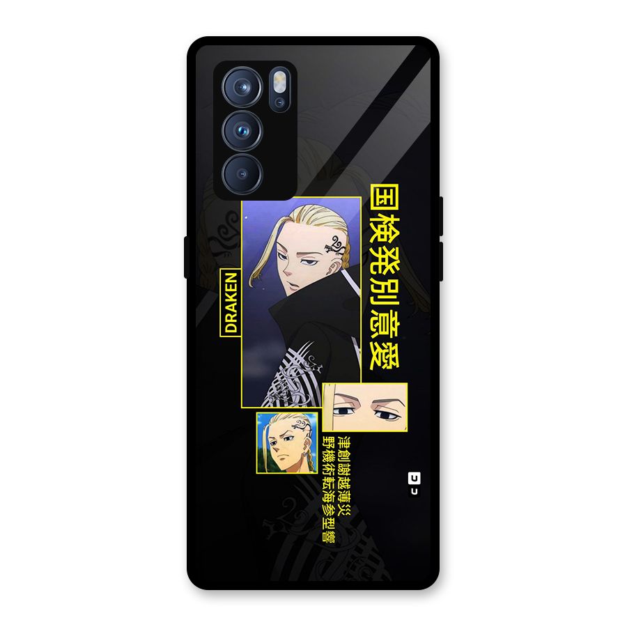 Draken Manji Gang Glass Back Case for Oppo Reno6 Pro 5G