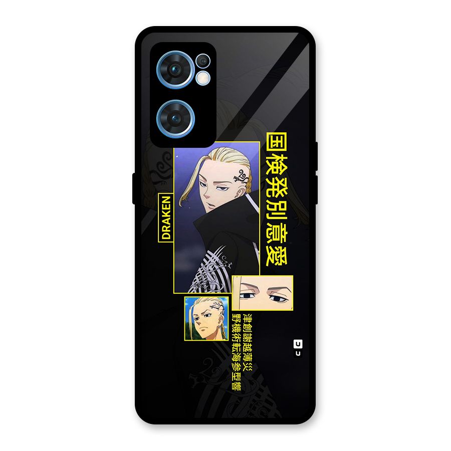 Draken Manji Gang Glass Back Case for Oppo Reno7 5G