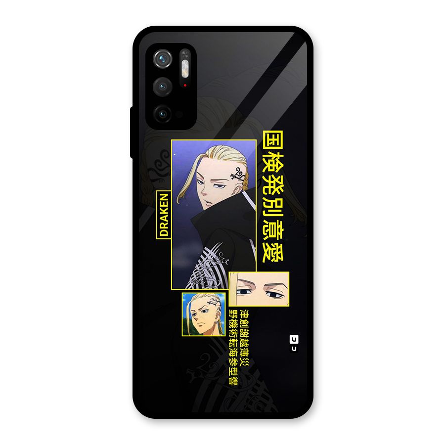 Draken Manji Gang Glass Back Case for Poco M3 Pro 5G