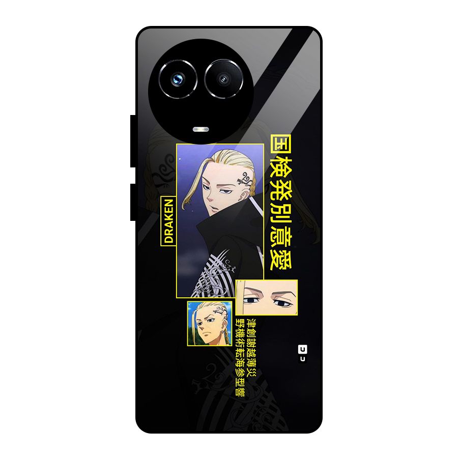 Draken Manji Gang Glass Back Case for Realme Narzo 60X
