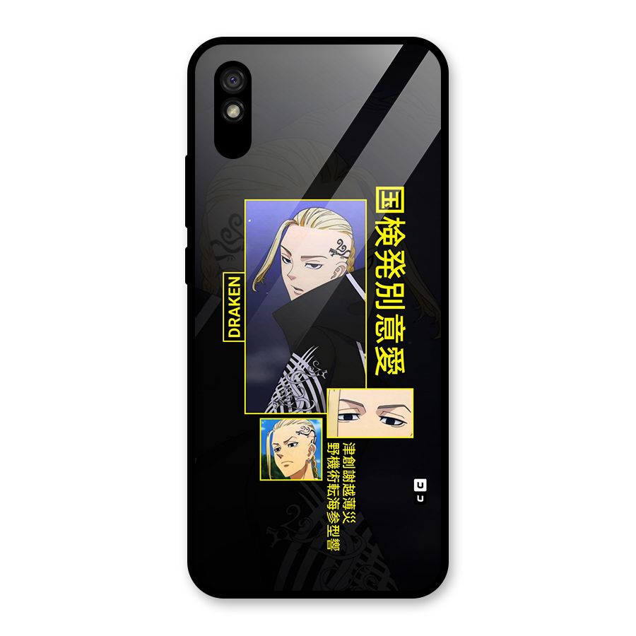 Draken Manji Gang Glass Back Case for Redmi 9i